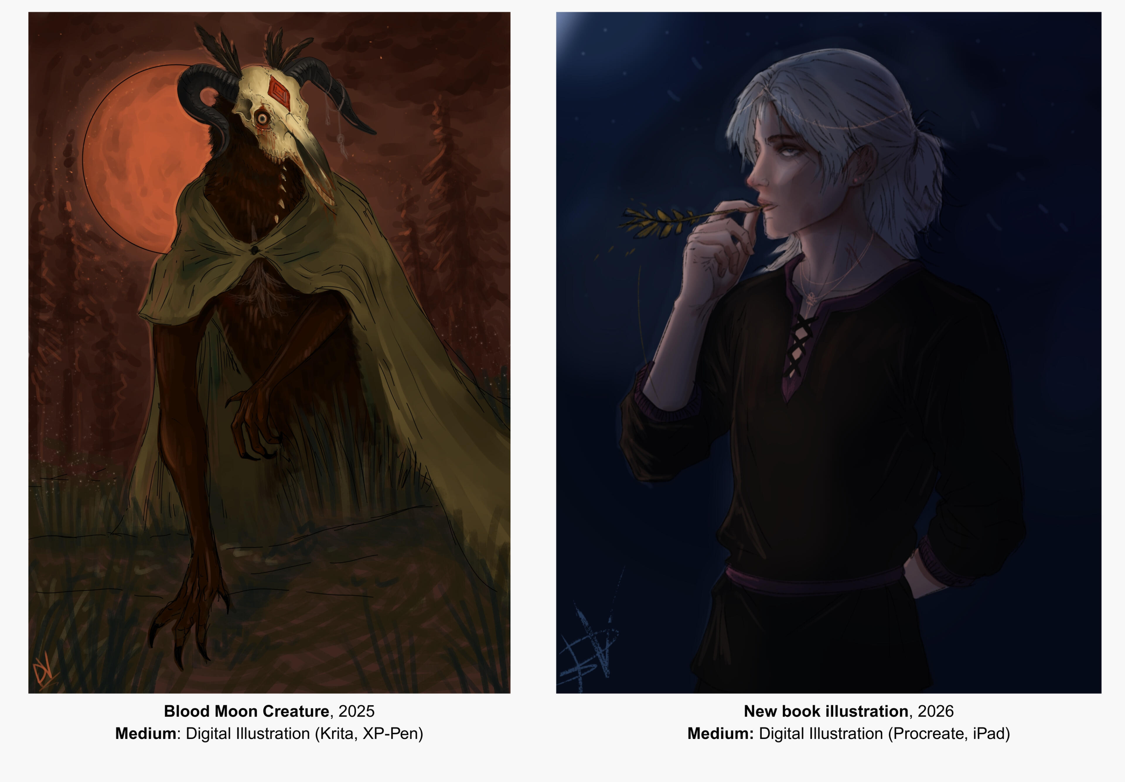 Characters Design, Digital, Procreate, Finger Drawing, 2025 - 26.