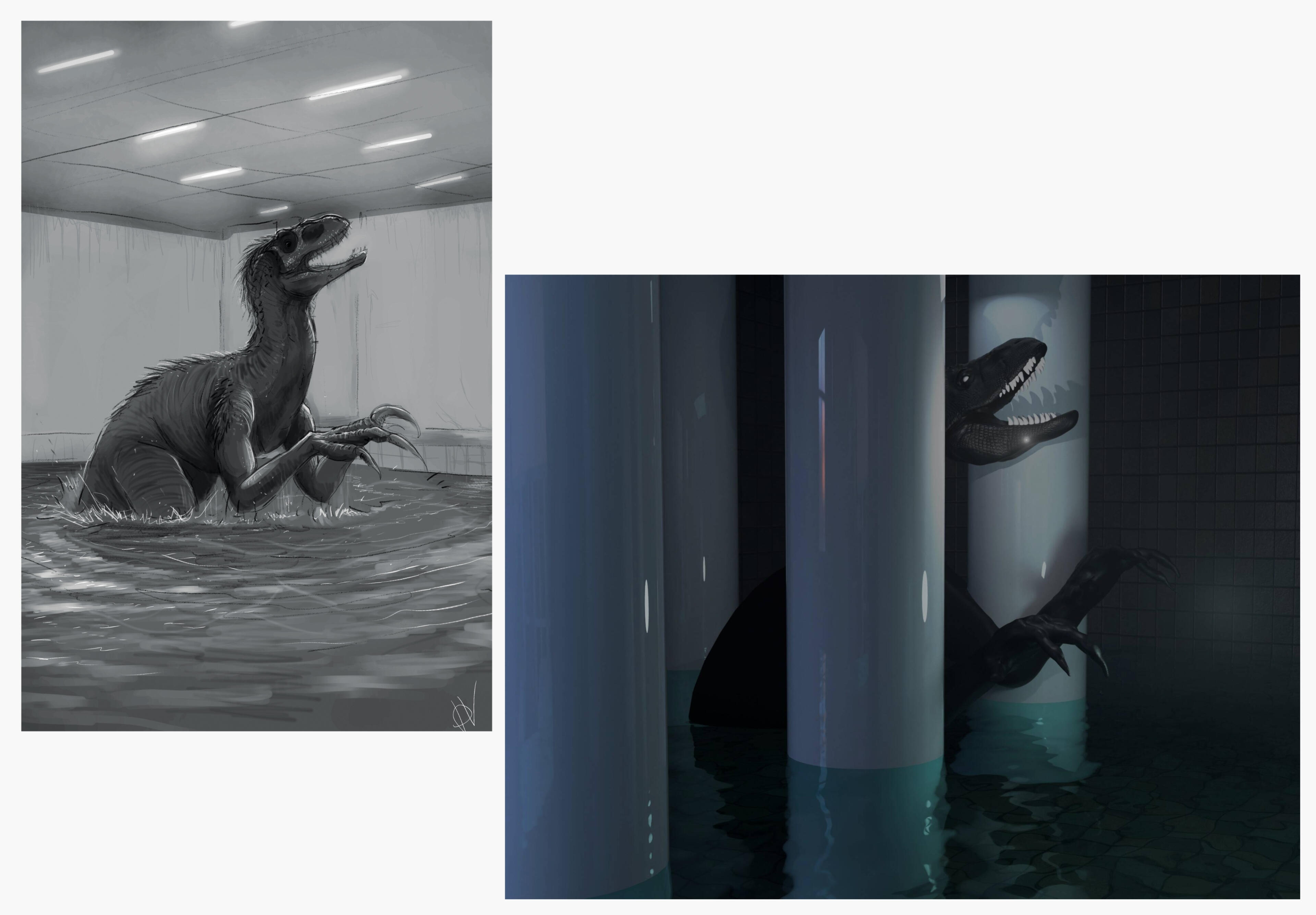 Creature Design Development: Digital (Krita and Blender), 2026.